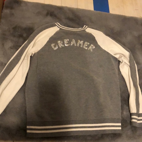 Justice Varsity style long sleeve button up shirt - Picture 2 of 3